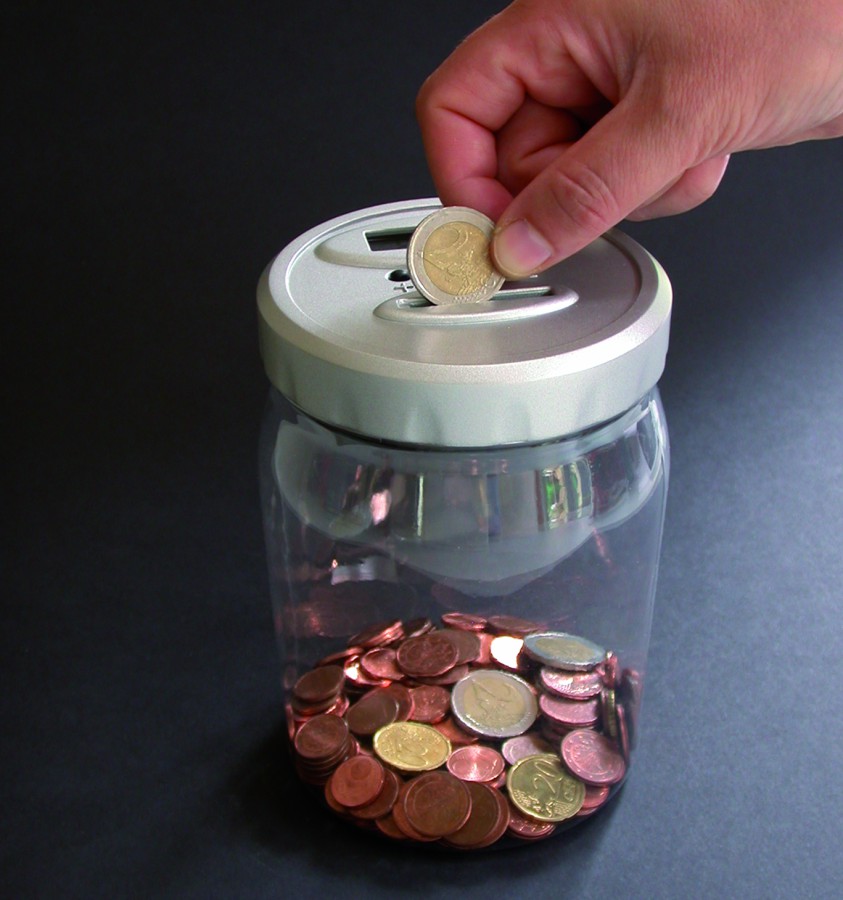 Digital save up container