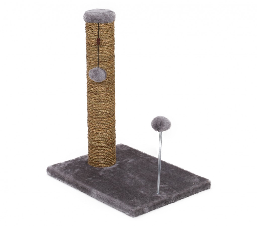 Katzenkratzsäule mit Spielball