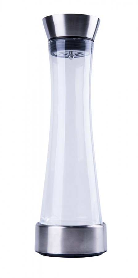 Water carafe glass and stainless steel