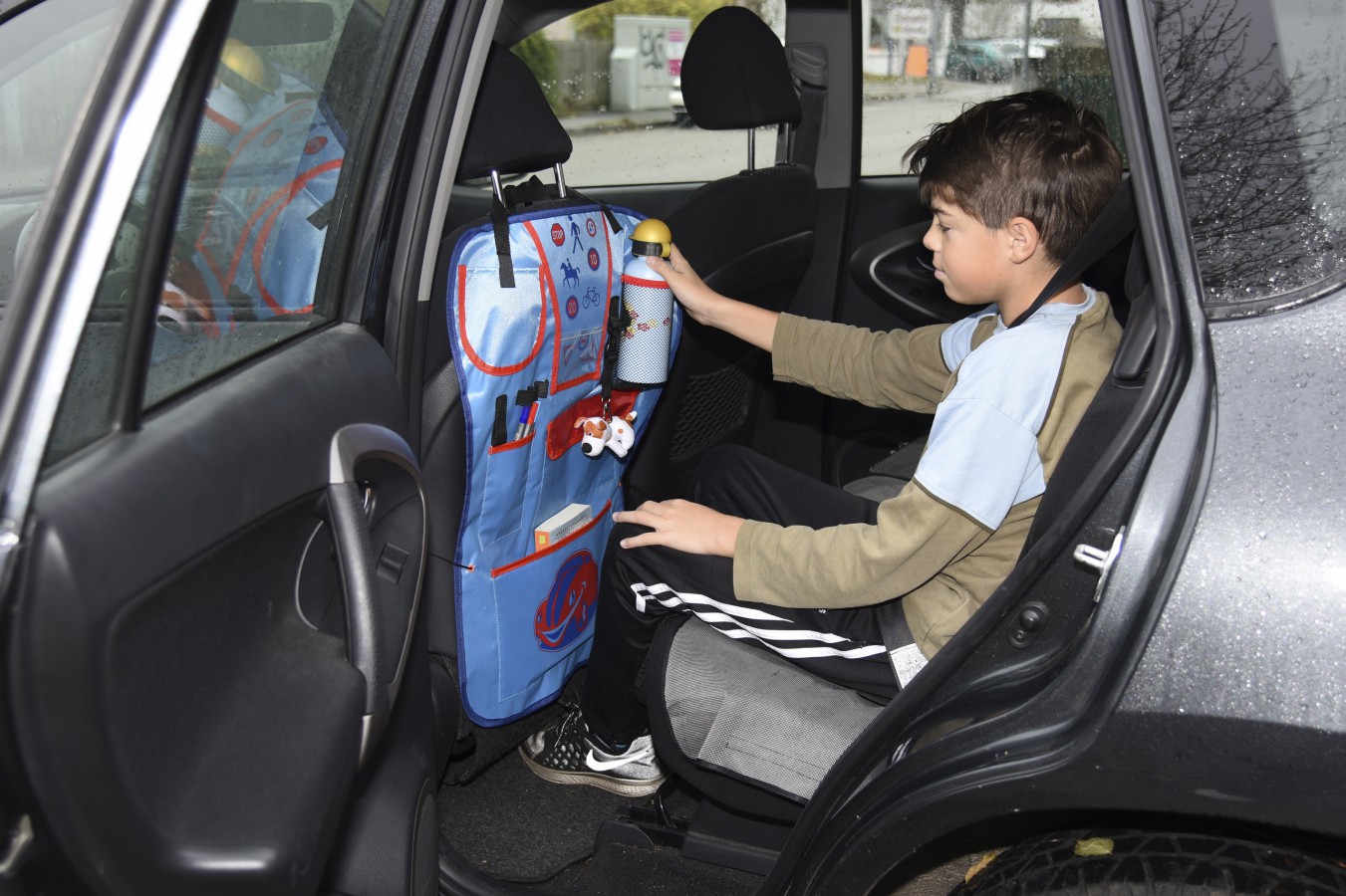 Kinderautoorganizer im Einsatz
