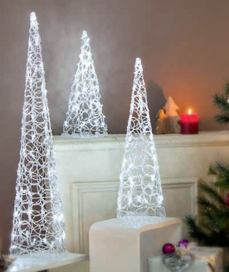 Acryl-LED-Pyramide