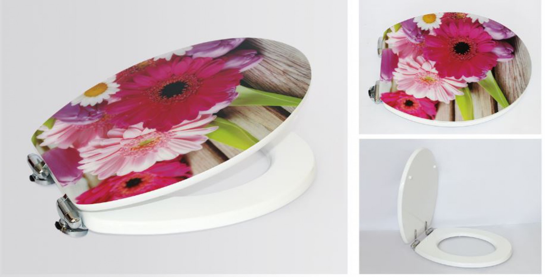 Acryl-WC-Sitz einseitig